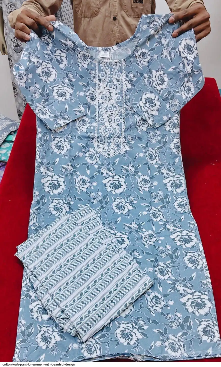 COTTON KURTI PANT FOR WOMEN WITH BEAUTIFUL DESIGN 17