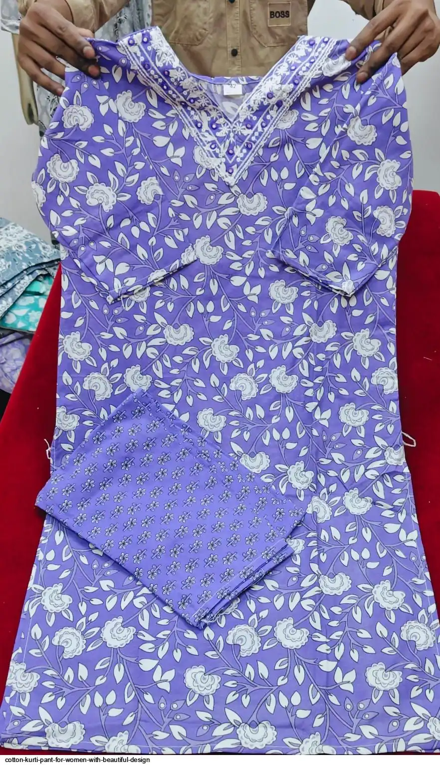 COTTON KURTI PANT FOR WOMEN WITH BEAUTIFUL DESIGN 19