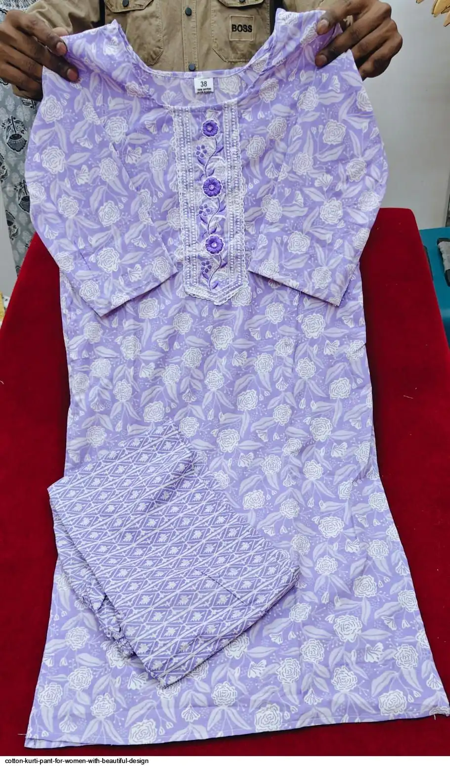 COTTON KURTI PANT FOR WOMEN WITH BEAUTIFUL DESIGN 21