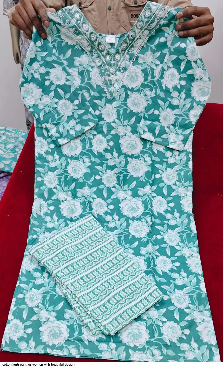 COTTON KURTI PANT FOR WOMEN WITH BEAUTIFUL DESIGN 24