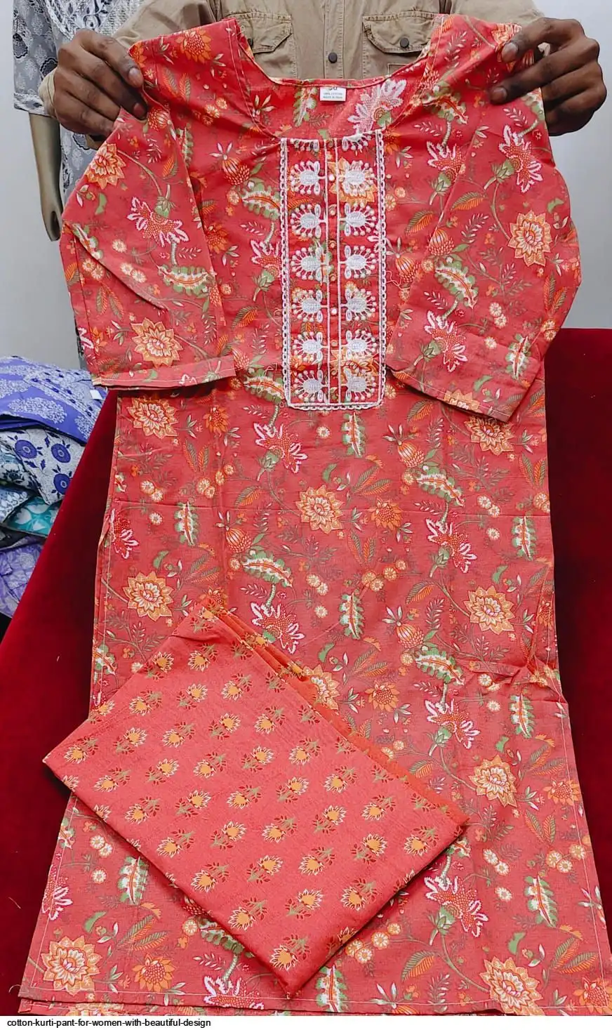 COTTON KURTI PANT FOR WOMEN WITH BEAUTIFUL DESIGN 23