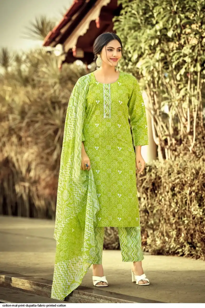 TIPS AND TOPS COTTON MAL PRINT DUPATTA FABRIC PRINTED COTTON 3