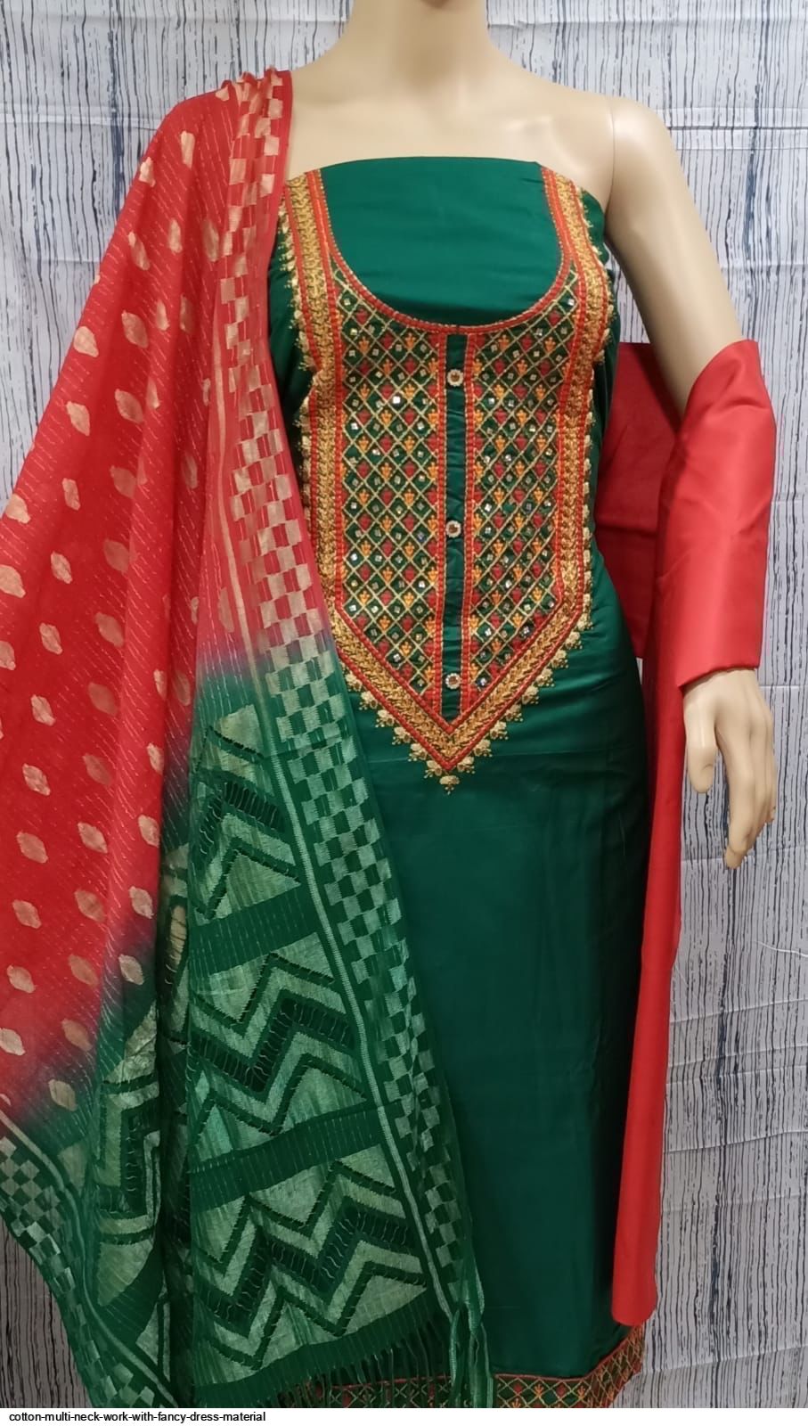 Fancy Designer Dress Materials at Rs 850 | Women Suit Material in Surat |  ID: 8735388633