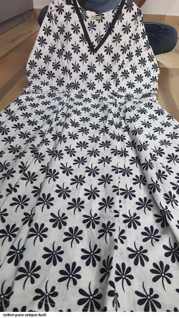 Cotton pure unique kurti