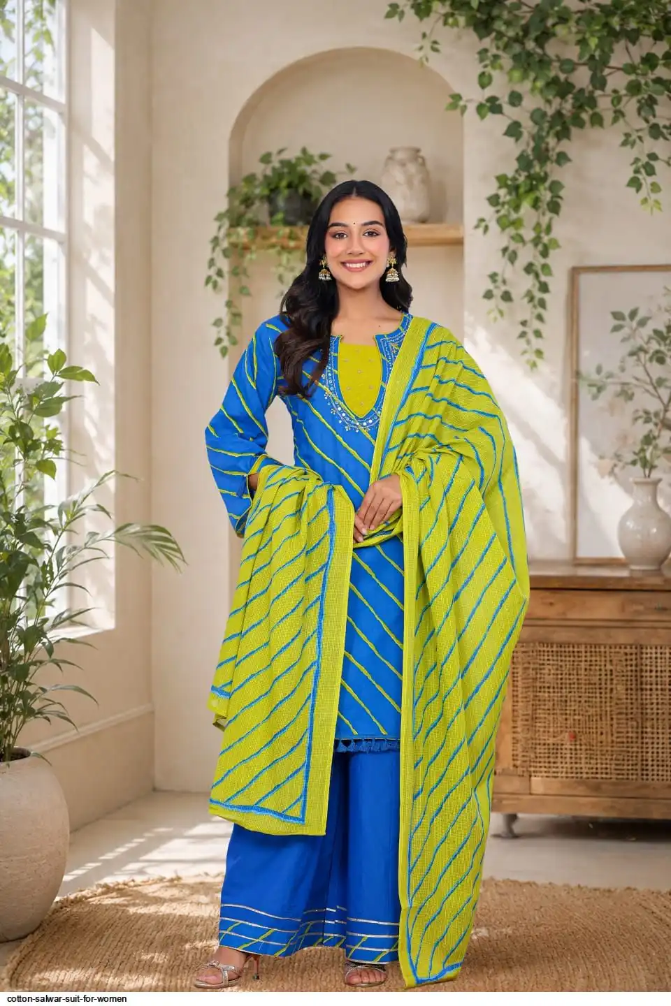 COTTON SALWAR SUIT FOR WOMEN A