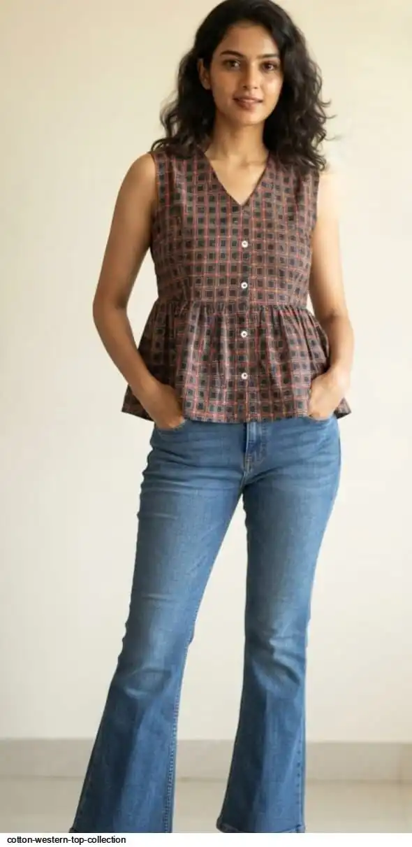 COTTON WESTERN TOP COLLECTION C