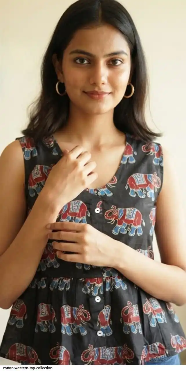 COTTON WESTERN TOP COLLECTION B