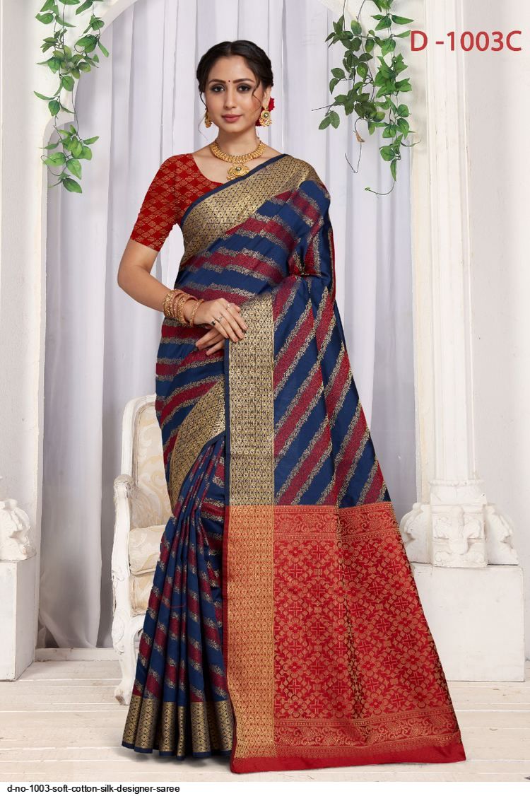 Royal Export Party Wear traditional look soft silk saree with blouse at Rs  599/piece in Surat