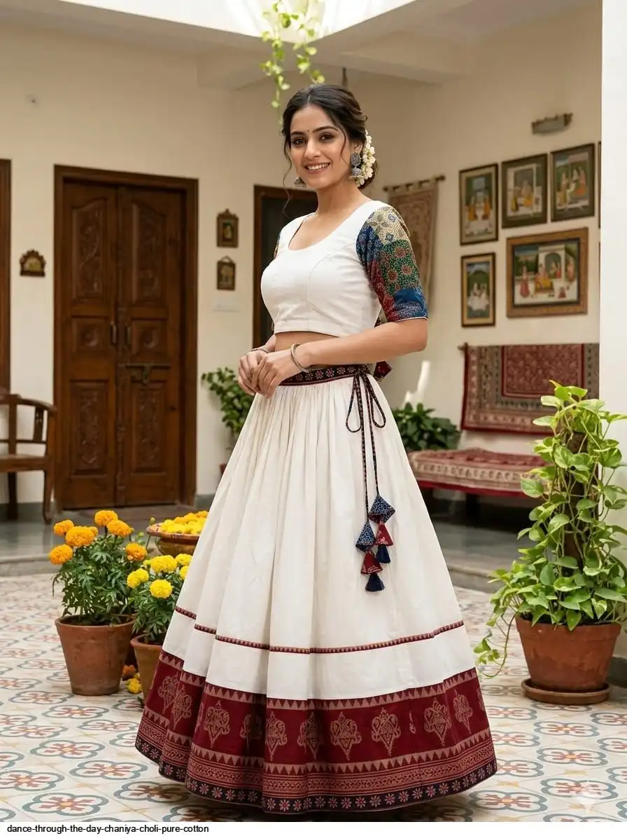 DANCE THROUGH THE DAY CHANIYA CHOLI PURE COTTON 2