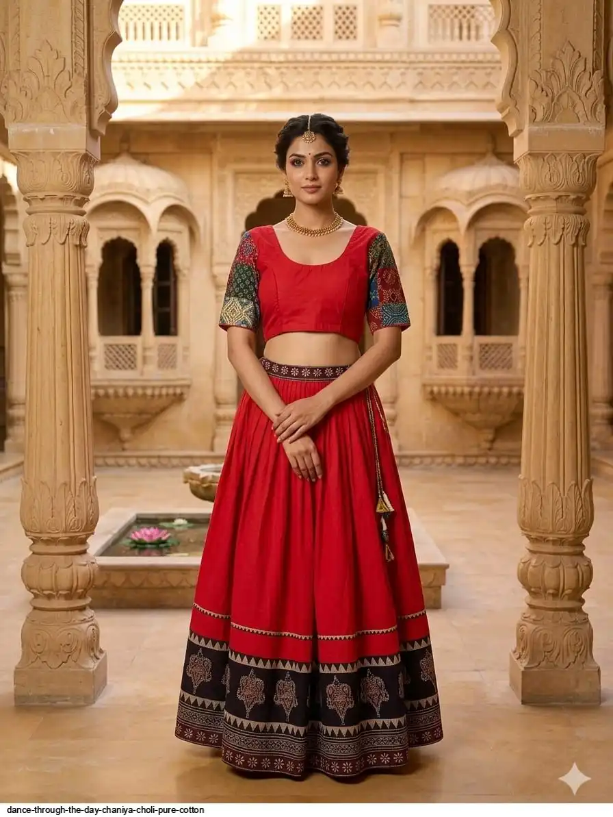 DANCE THROUGH THE DAY CHANIYA CHOLI PURE COTTON 4