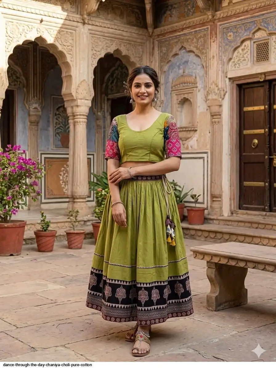 DANCE THROUGH THE DAY CHANIYA CHOLI PURE COTTON 5