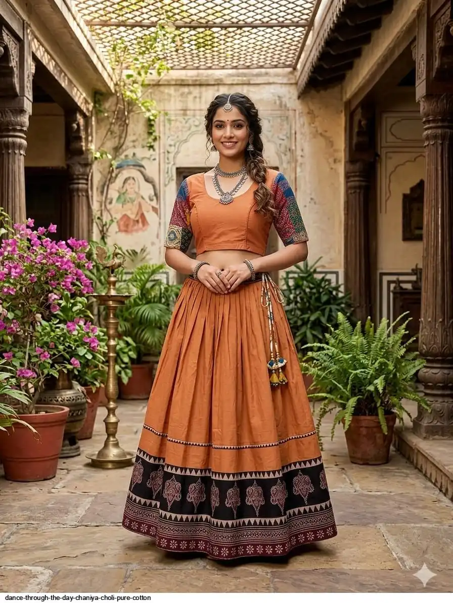 DANCE THROUGH THE DAY CHANIYA CHOLI PURE COTTON 6