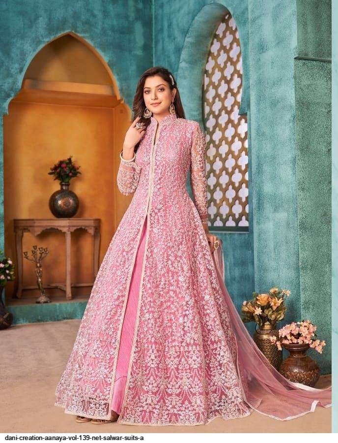 DANI CREATION AANAYA VOL 139 NET SALWAR SUITS A