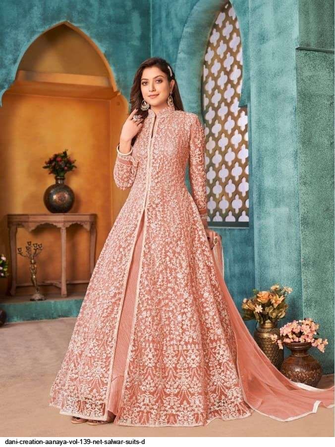 DANI CREATION AANAYA VOL 139 NET SALWAR SUITS D