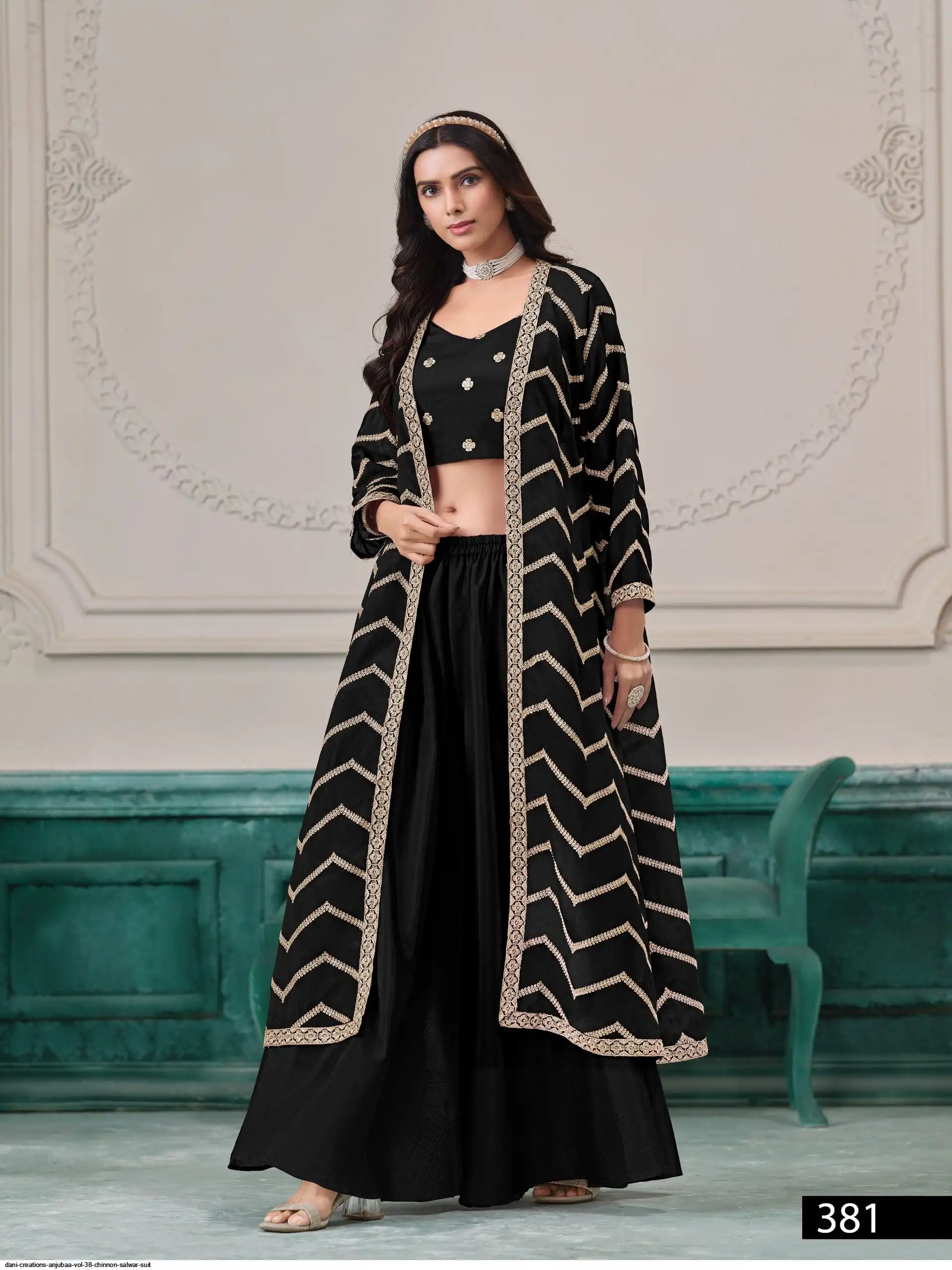 DANI CREATIONS ANJUBAA VOL 38 CHINNON WESTERN WEAR 381