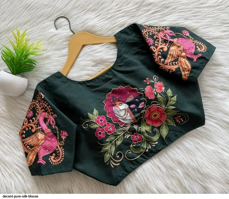 DECENT PURE SILK BLOUSE F