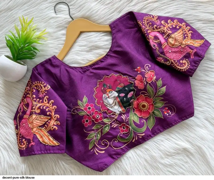 DECENT PURE SILK BLOUSE D