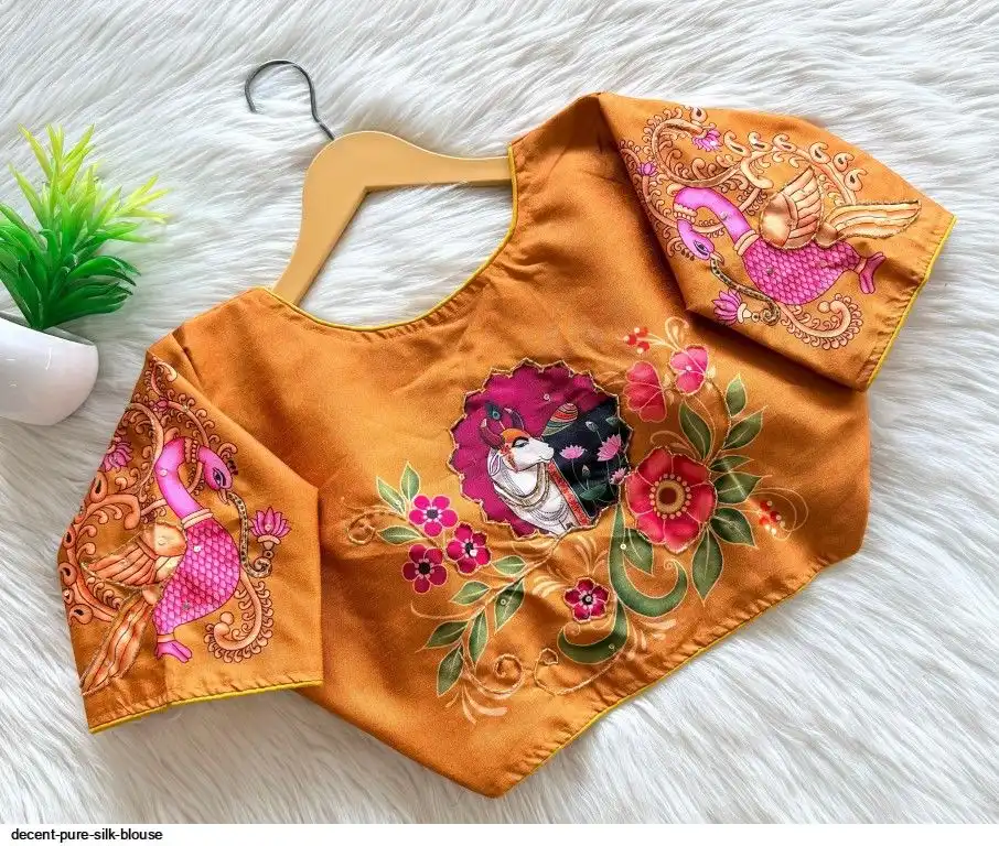 DECENT PURE SILK BLOUSE E