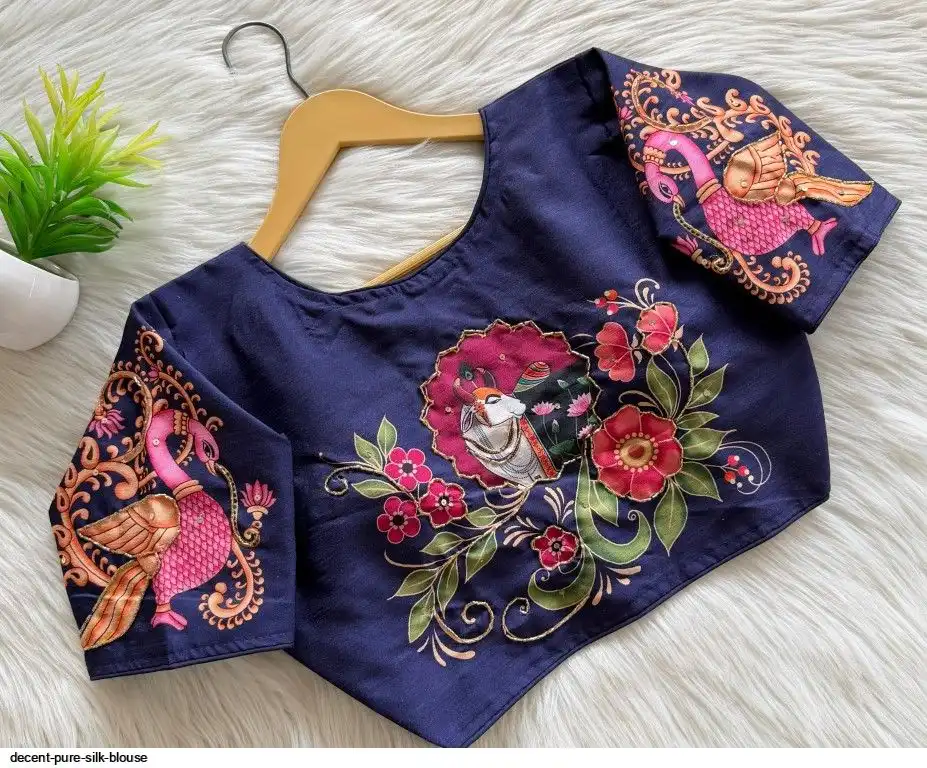 DECENT PURE SILK BLOUSE C