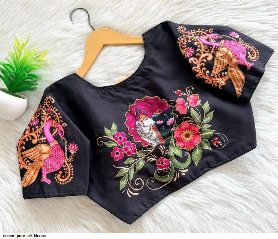 DECENT PURE SILK BLOUSE B