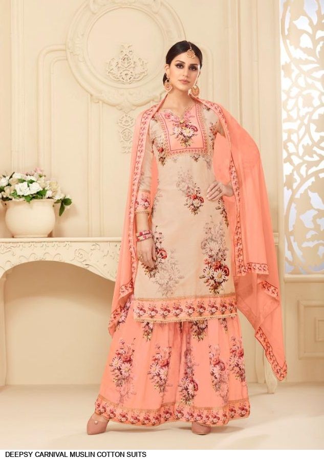 Muslin - Salwar Kameez: Shop online Salwar Suits