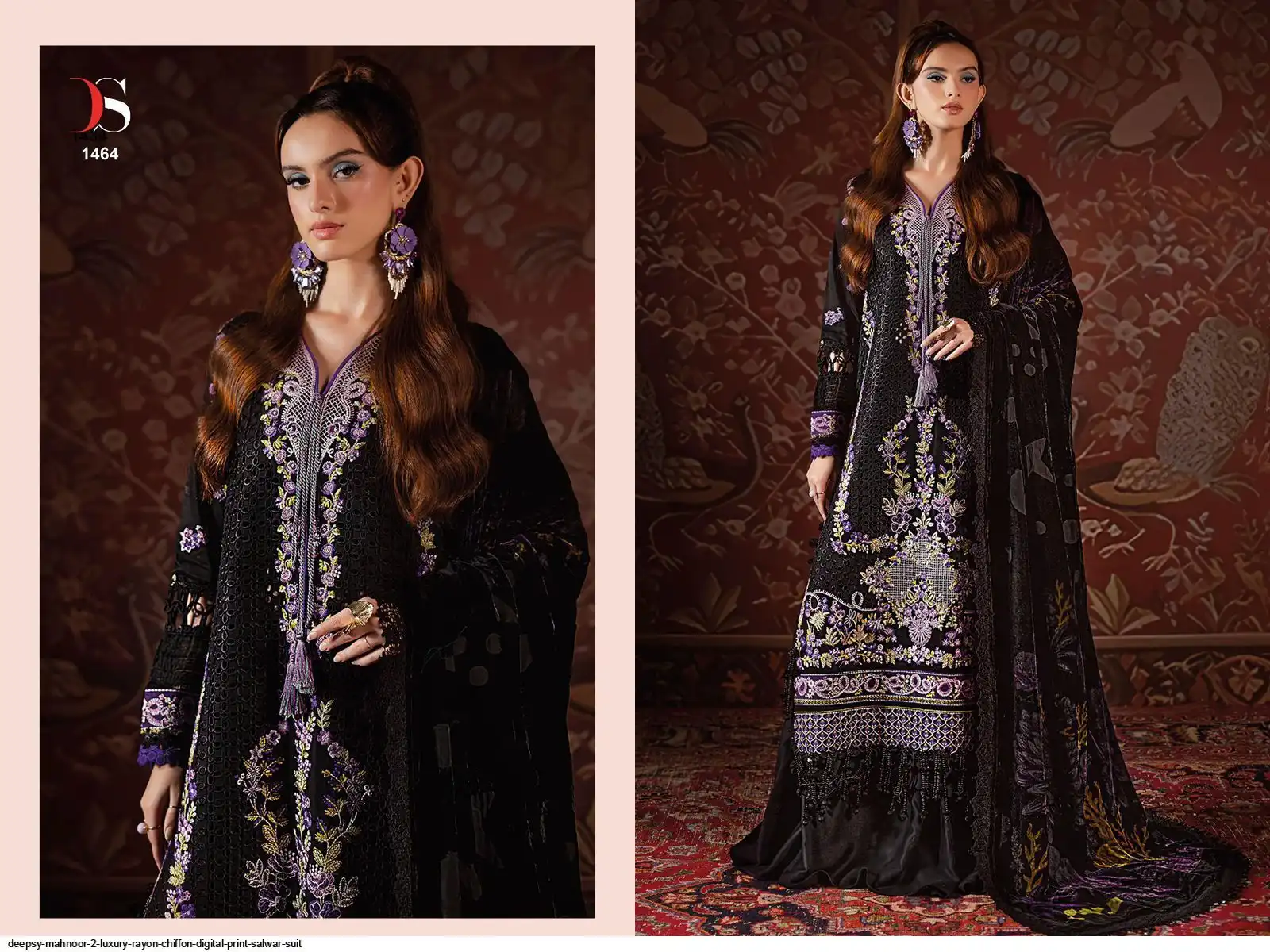 DEEPSY MAHNOOR 2 LUXURY RAYON CHIFFON DIGITAL PRINT SALWAR SUIT B
