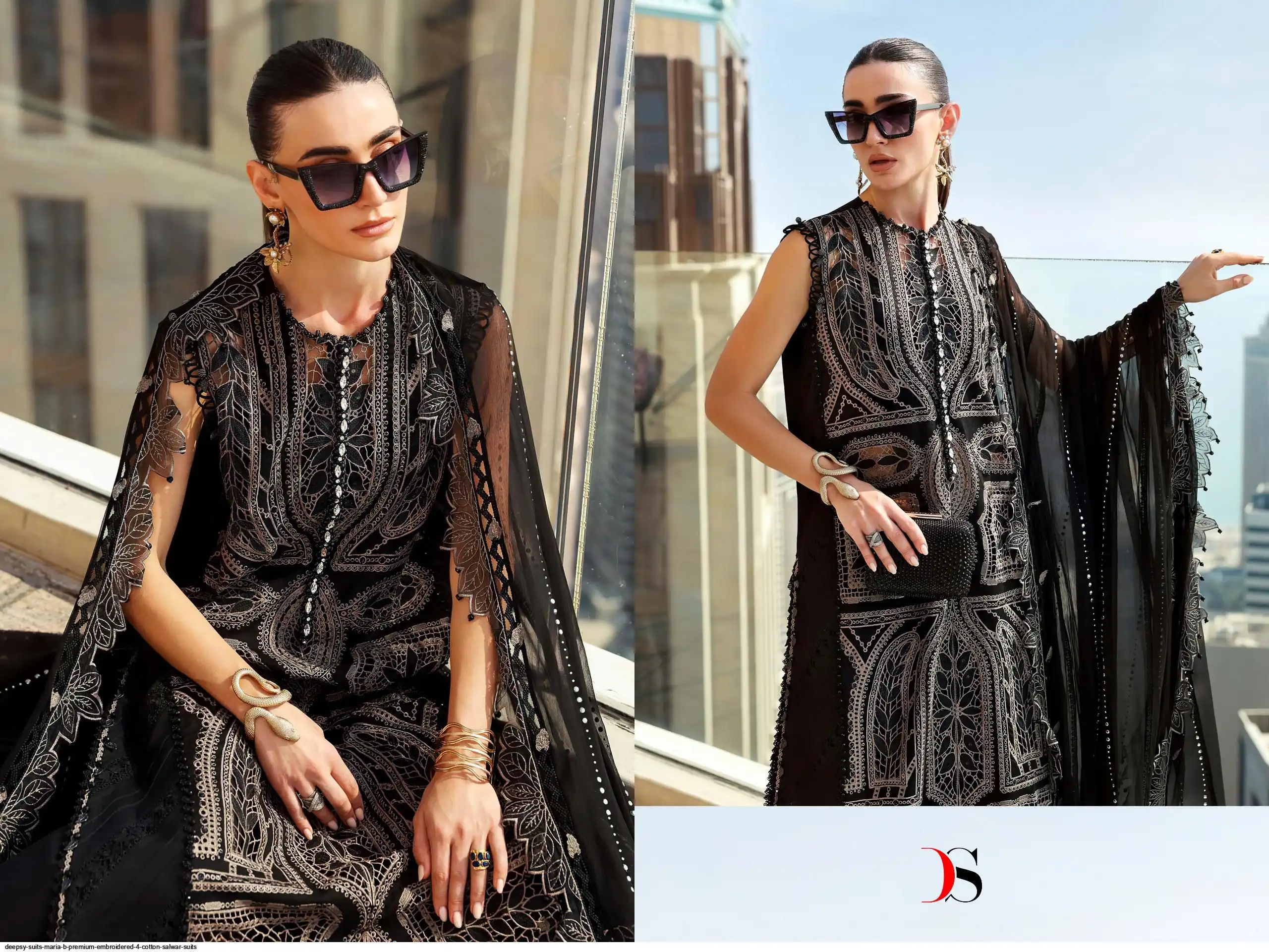 Maria B Premium Embroidered-4 DEEPSY SUITS Cotton