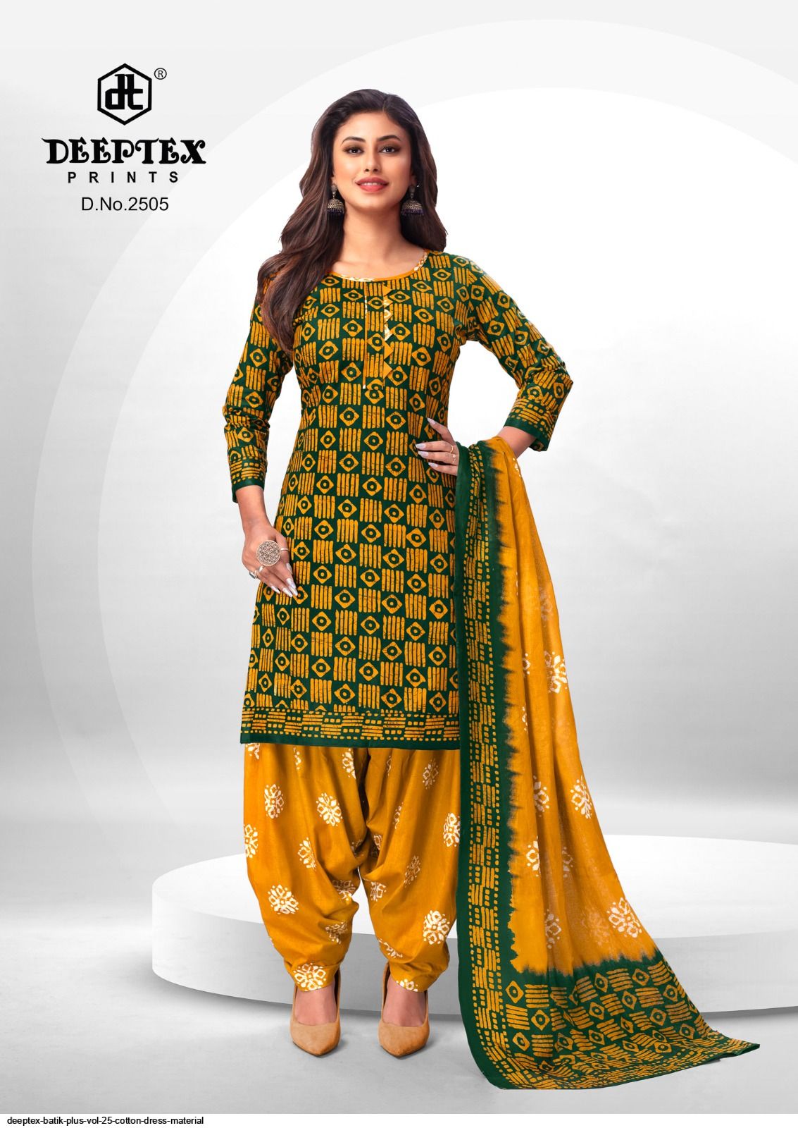 DEEPTEX BATIK PLUS VOL 25 COTTON DRESS MATERIAL