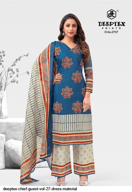 4 Colour 2 By Deeptex Cotton Dress Material Catalog - The Ethnic World