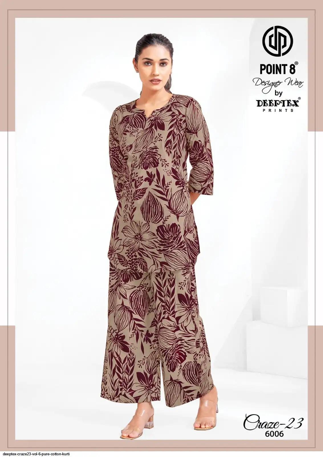 Deeptex Craze23 Vol-6 Pure Cotton KURTI