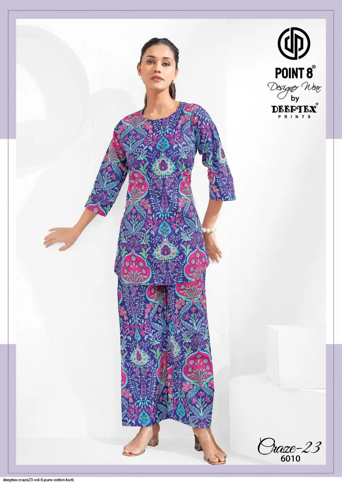 Deeptex Craze23 Vol-6 Pure Cotton KURTI