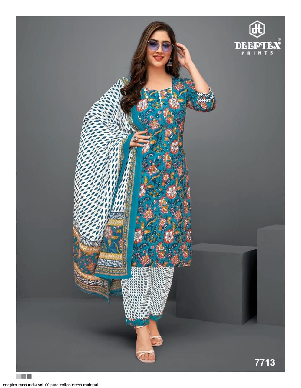 best cotton dress material brands in india Fastest Regular Wear 100 % Cotton Dress Material, Kurti Size (Metre): 2.45 at 290/piece in Rajkot