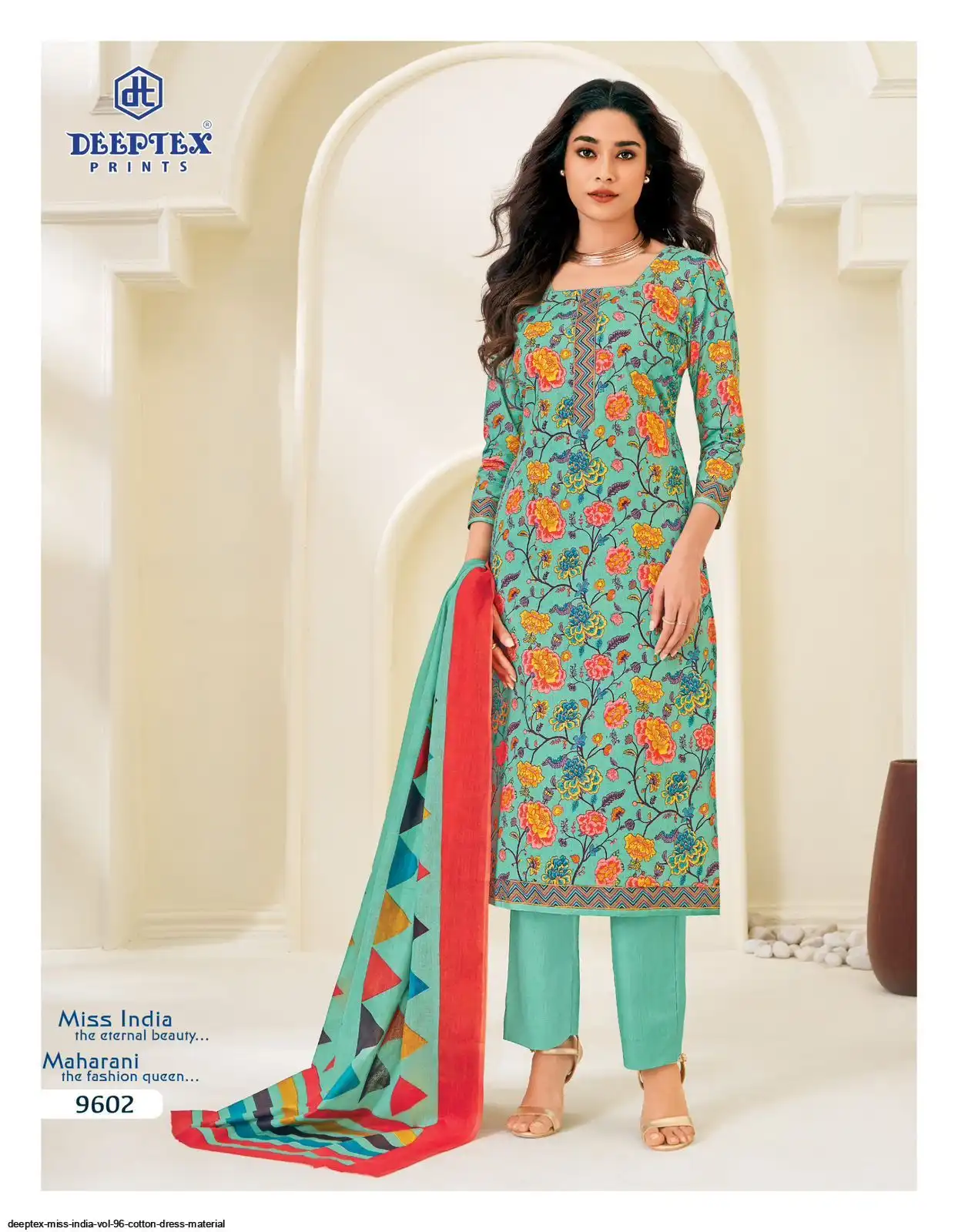 Deeptex Miss India Vol-96 Cotton Dress Material