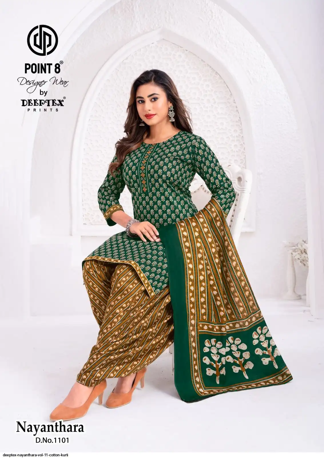 Deeptex Nayanthara Vol-11 Readymade Patiyala Dress Pure Cotton Printed