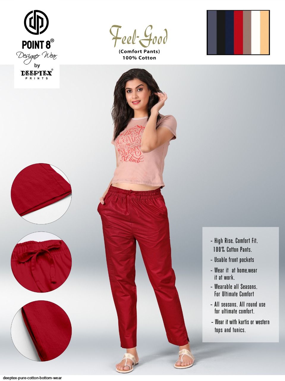 deeptex Pure Cotton bottom wear