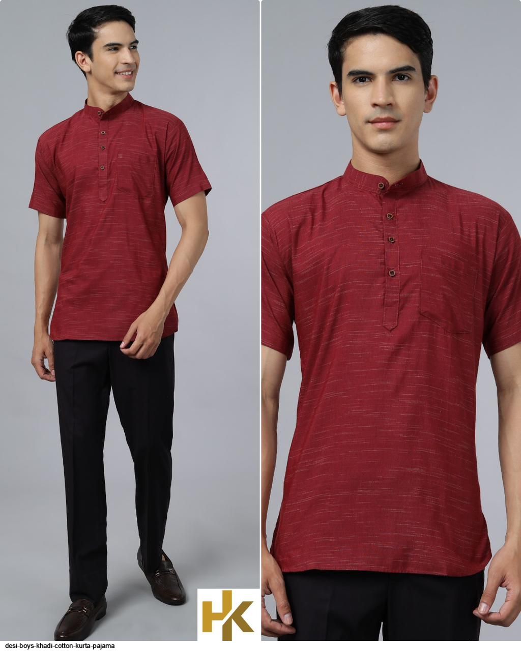 Desi boys Khadi Cotton KURTA PAJAMA