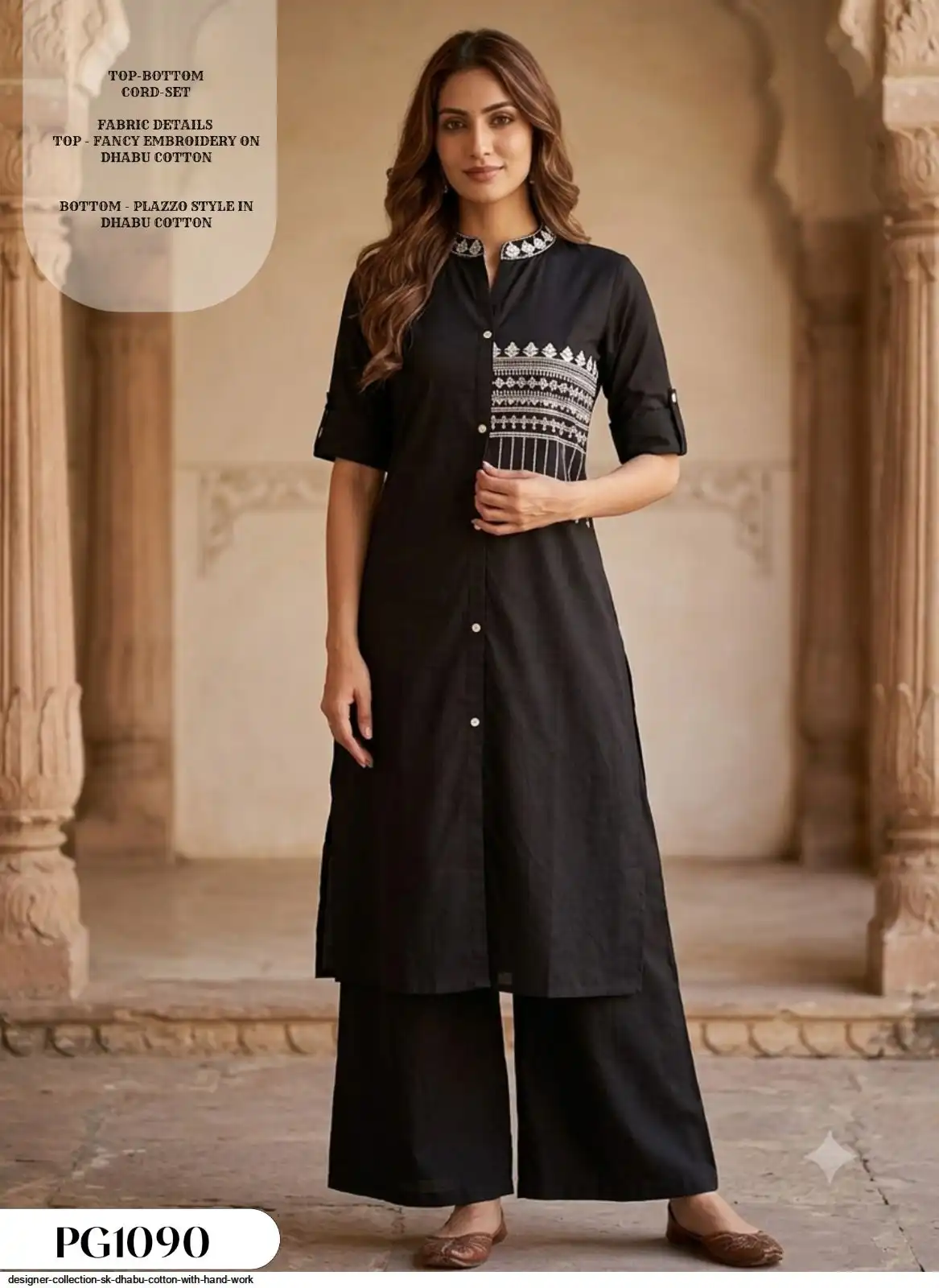 DESIGNER COLLECTION SK DHABU COTTON WITH HAND WORK 9