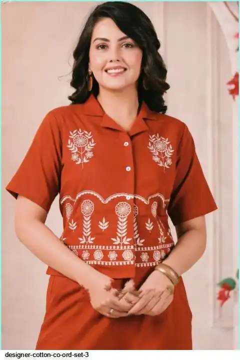 DESIGNER COTTON CO ORD SET 3