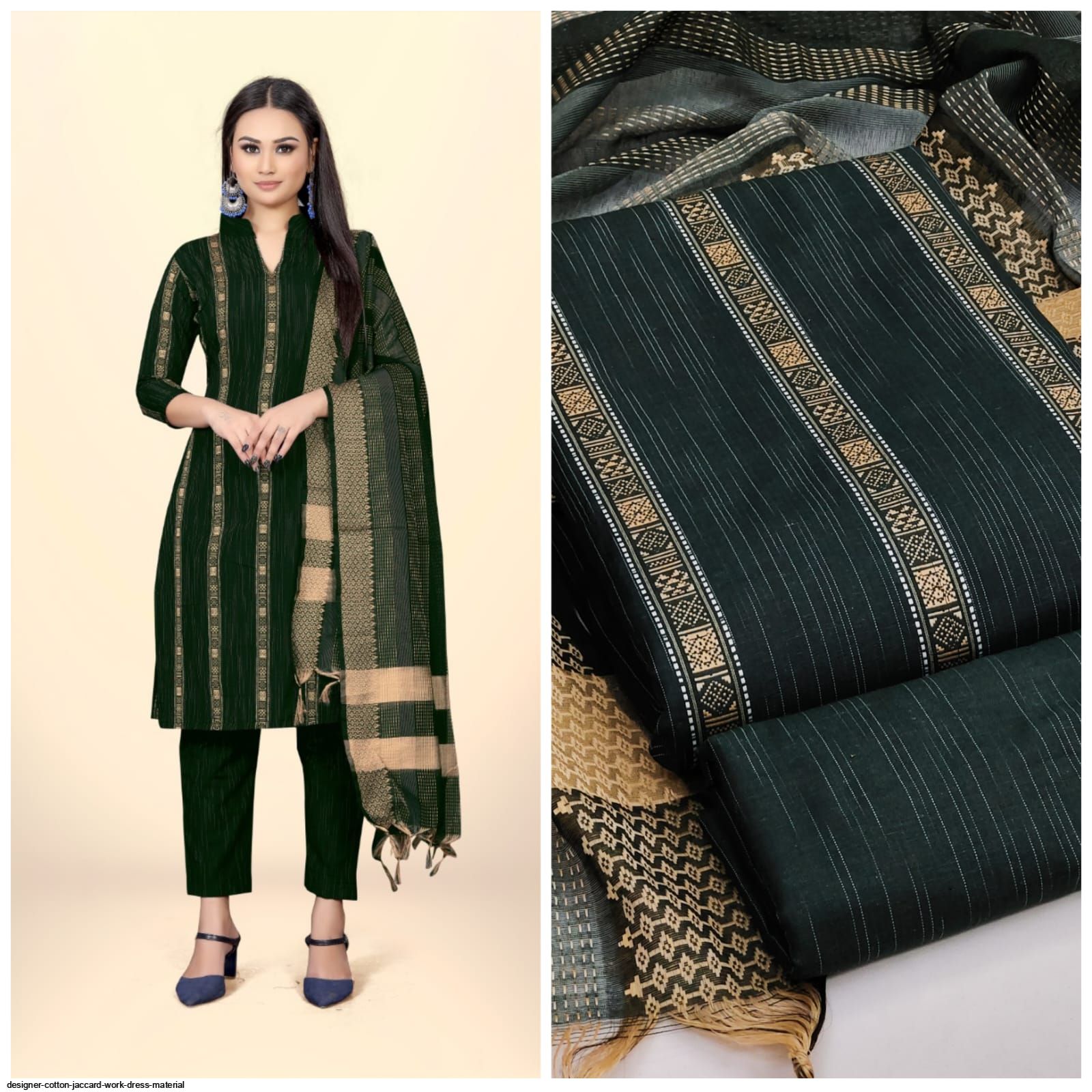 Cotton Dress Material Stitching Designs - SareesWala.com
