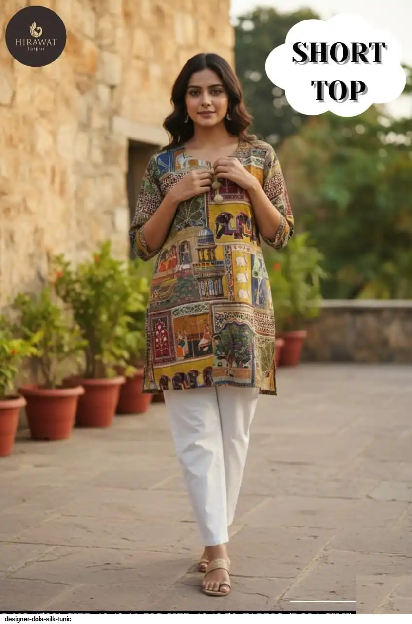 DESIGNER DOLA SILK TUNIC A