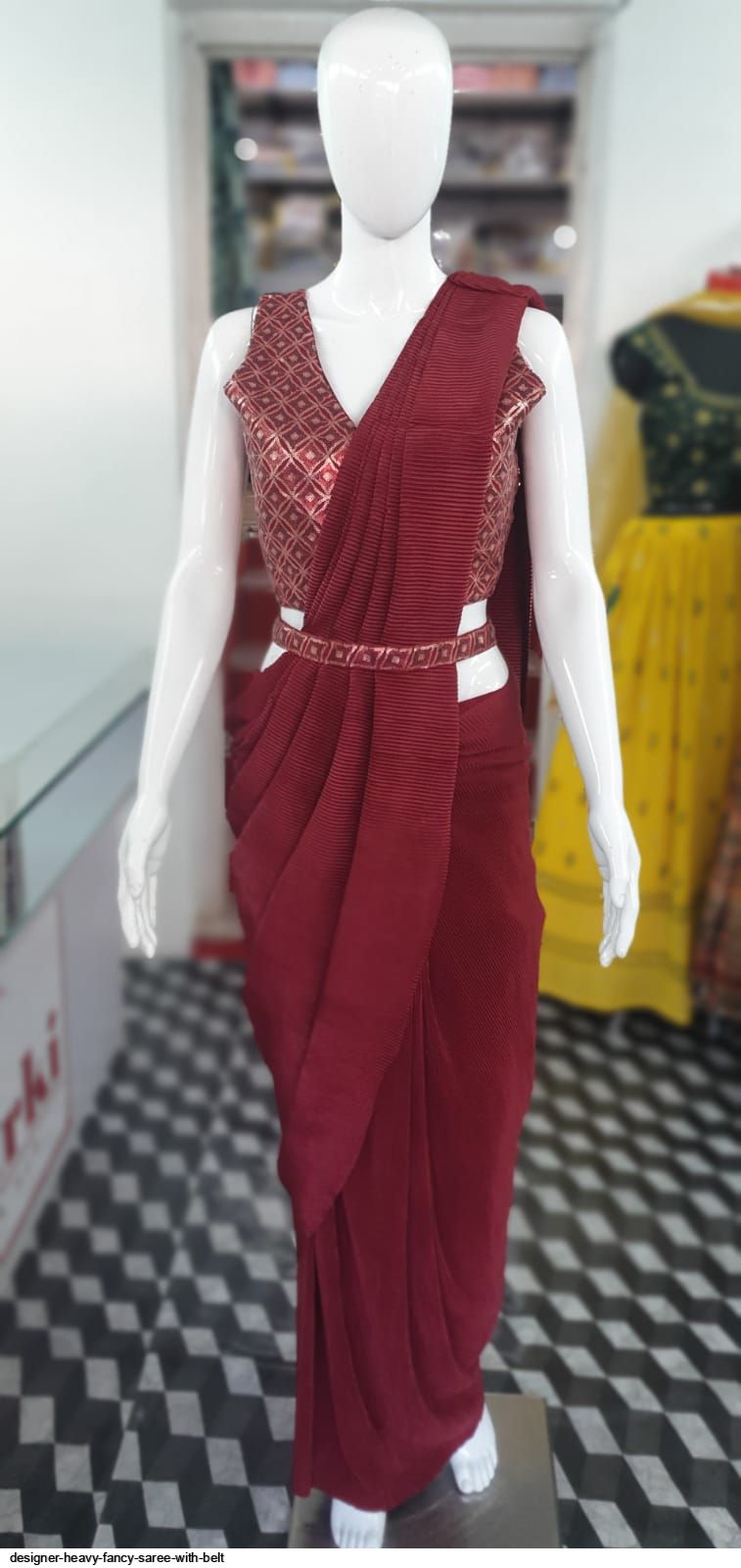 designer saree belt