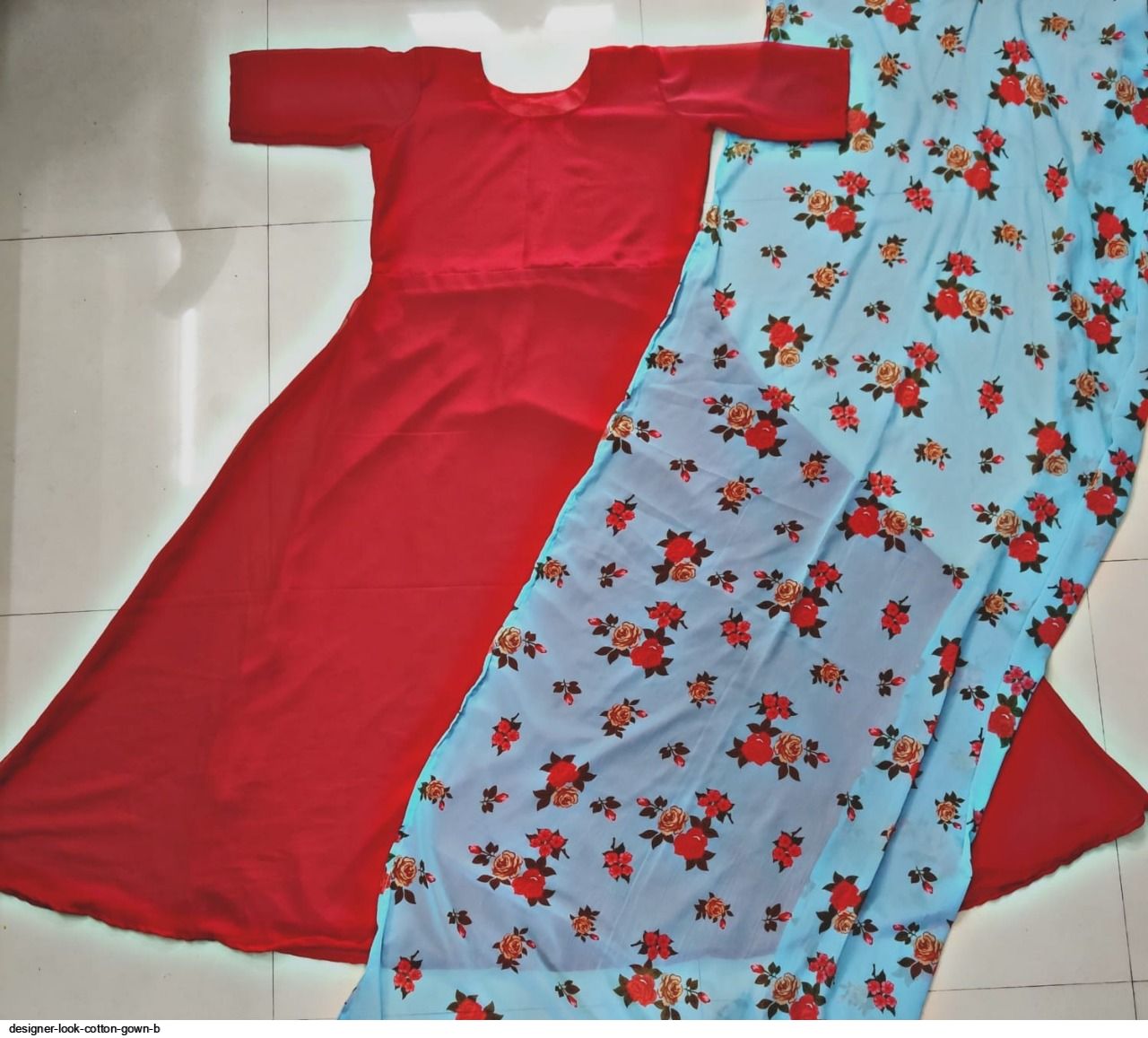 Designer Look Cotton Gown