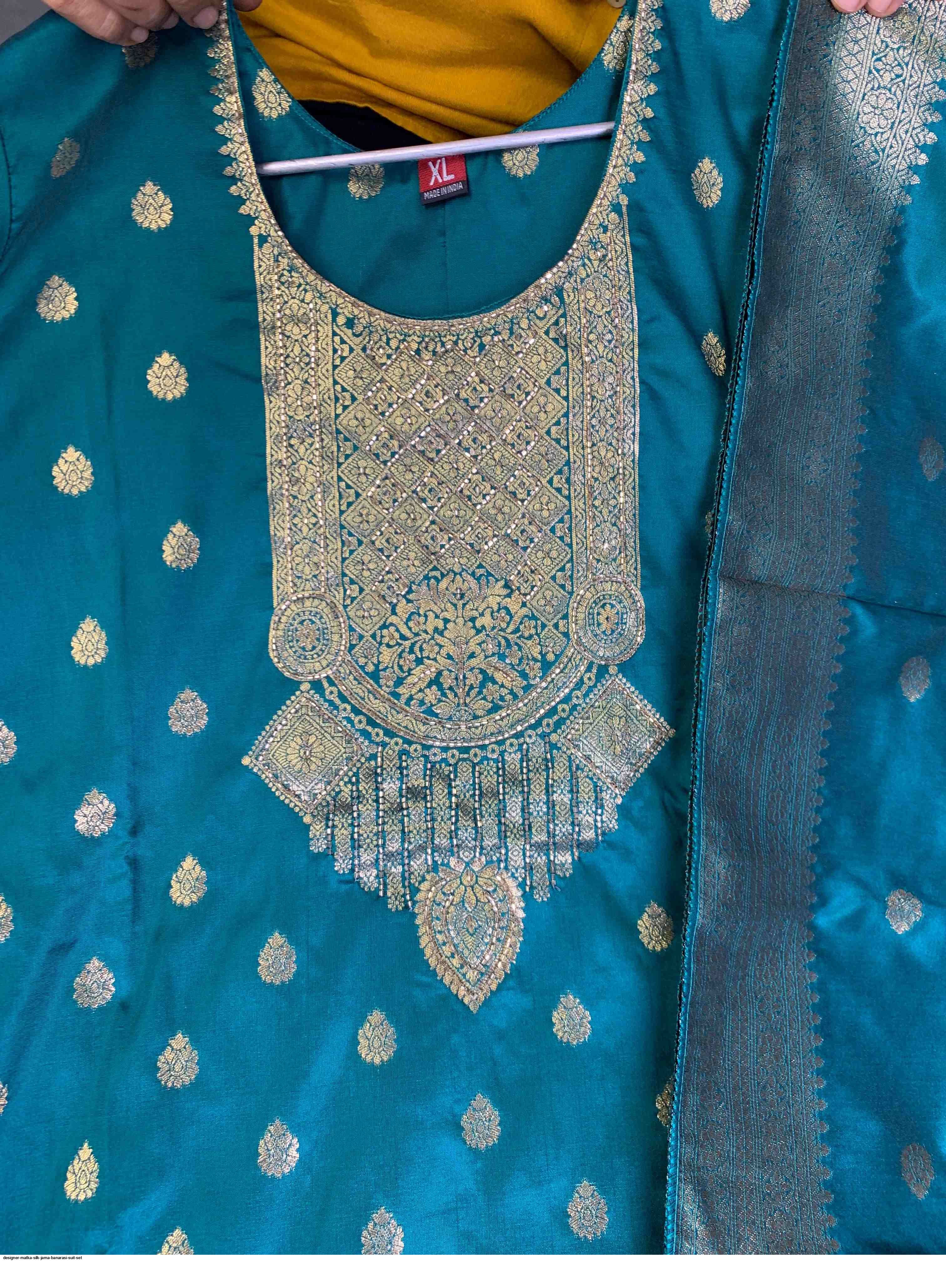 matka silk dress material Pure Spun Silk Matka Fabric Essence of India
