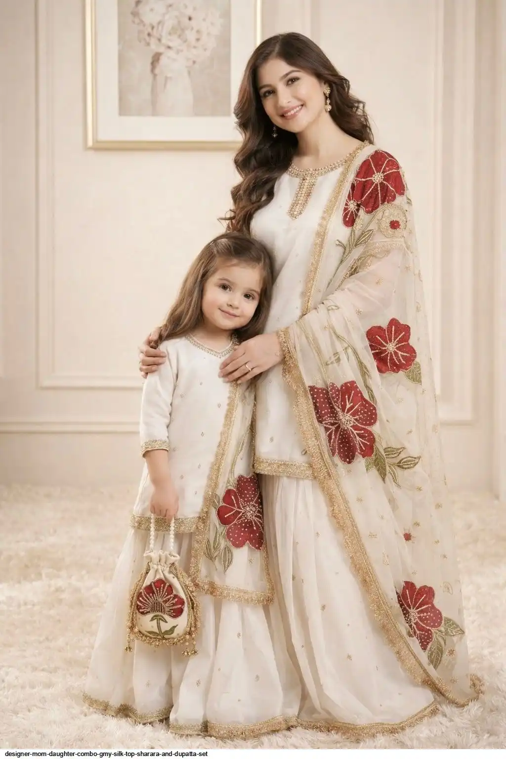 white christmas dresses Sage Green Animal Print Unique Trendy Designer Mother Daughter Dresses –  Pineapple Clothing Staging main image 1