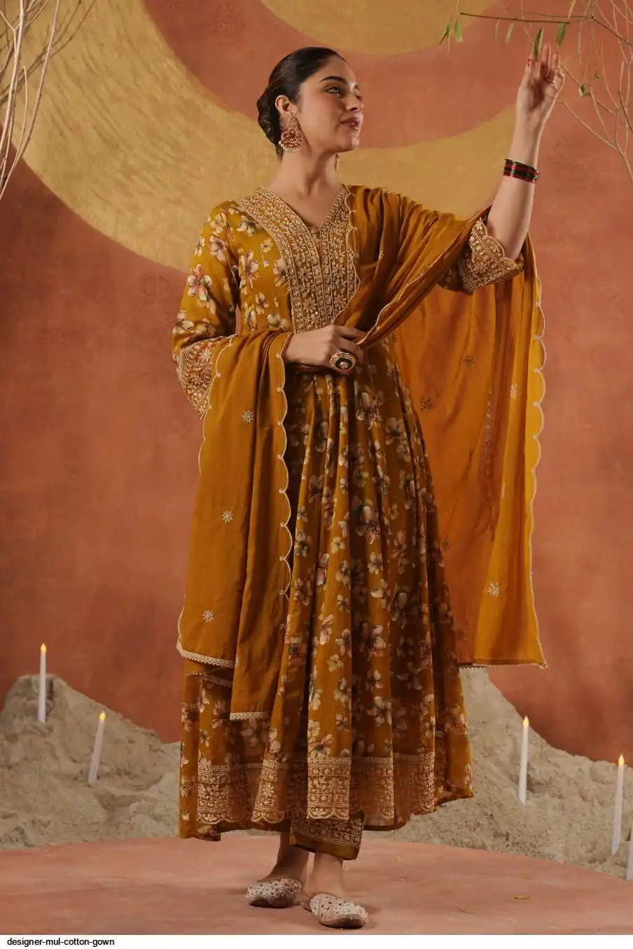 DESIGNER MUL COTTON GOWN B