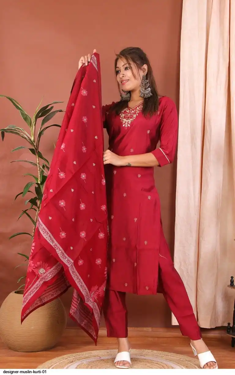 DESIGNER MUSLIN KURTI 01