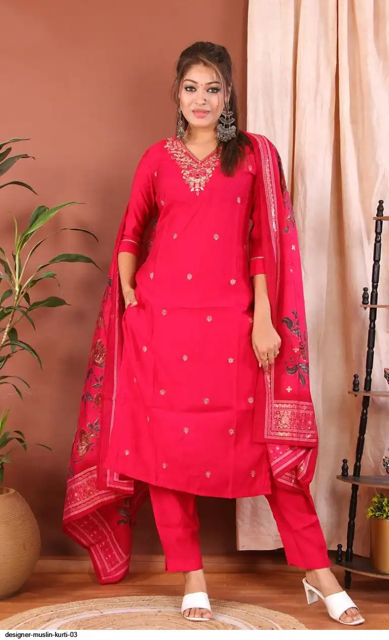 DESIGNER MUSLIN KURTI 03