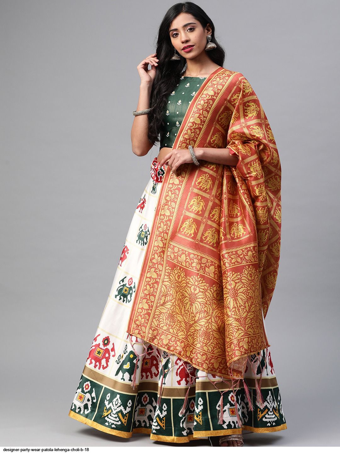 Buy Latest Designer South Indian Lehenga Choli With Laheriya Patola Print  and Sequins Embroidery Work Lengha Choli Wedding Party Wear - Etsy