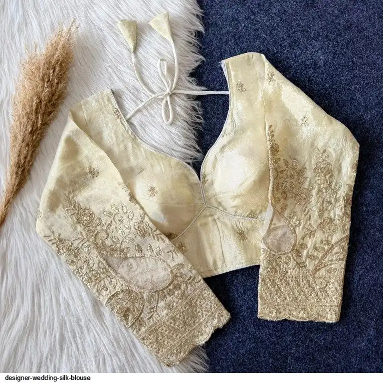 DESIGNER WEDDING SILK BLOUSE B