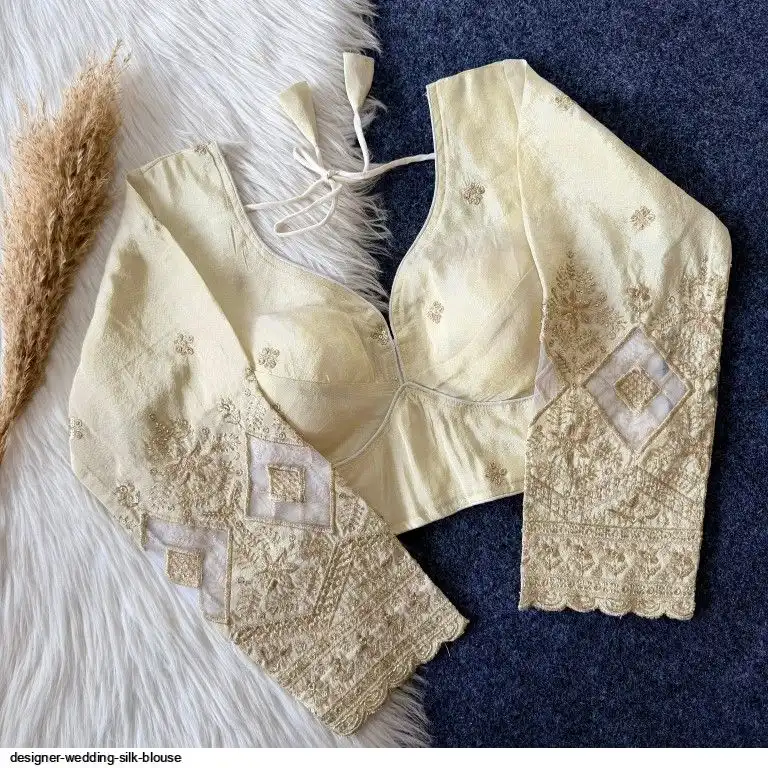 DESIGNER WEDDING SILK BLOUSE A
